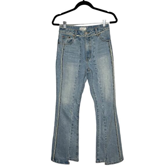 Andersson Bell Split Hem Flare Jeans - Picture 1 of 8